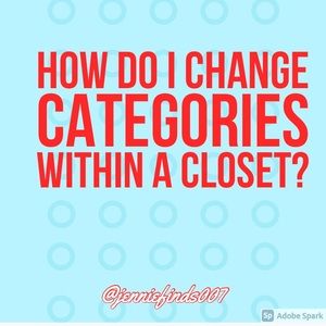 How to switch categories?